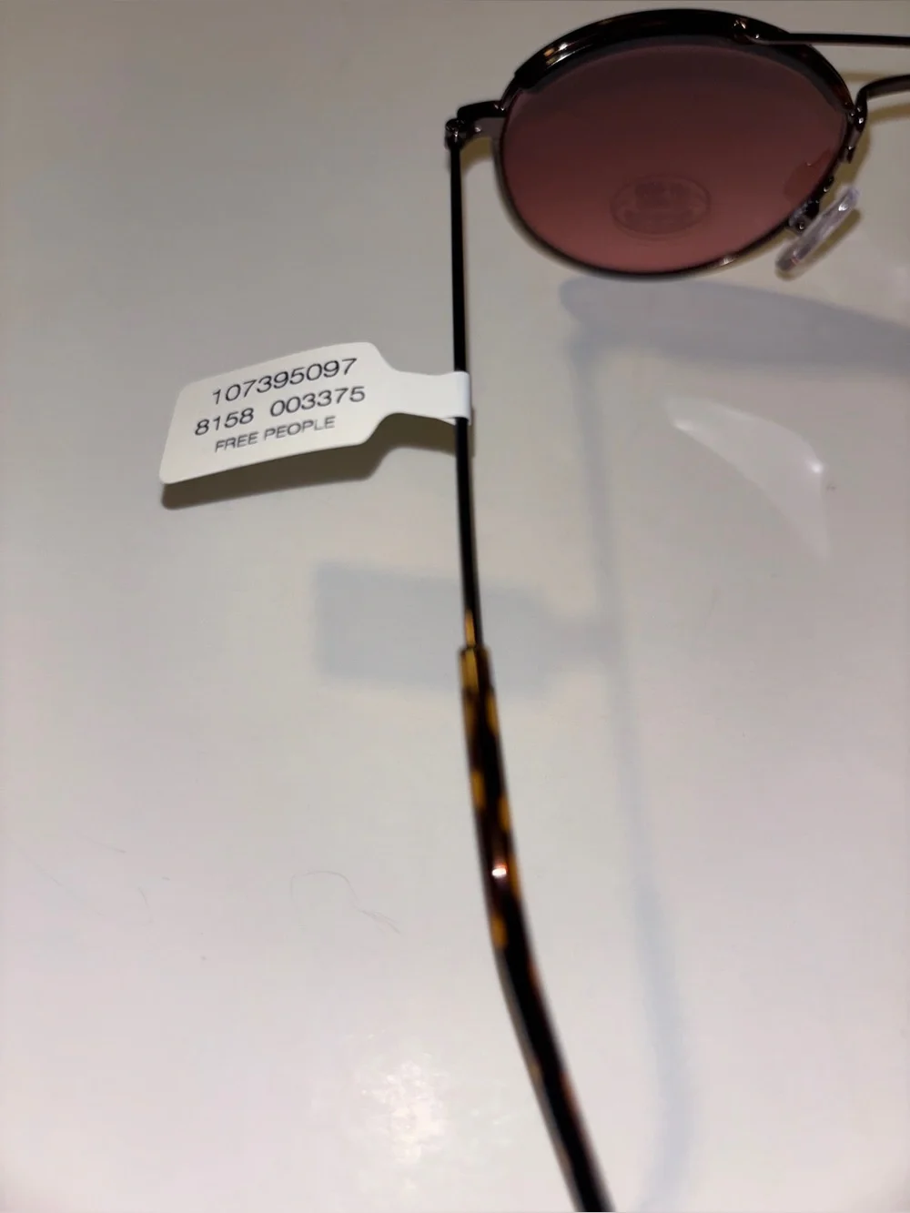 Free People Bradley Round Aviator Sunglasses Women NEW Summer Beach‎ Vacay